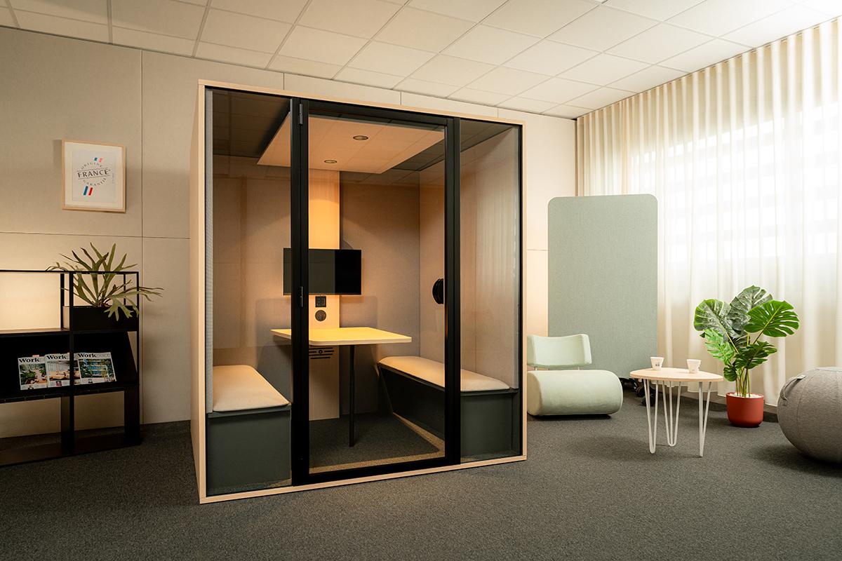 cabine acoustique pour 6 personnes