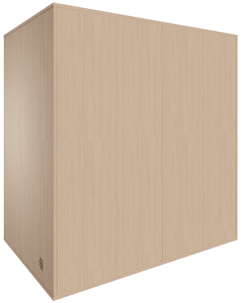 Cabine acoustique insonorisée France individuelle bois