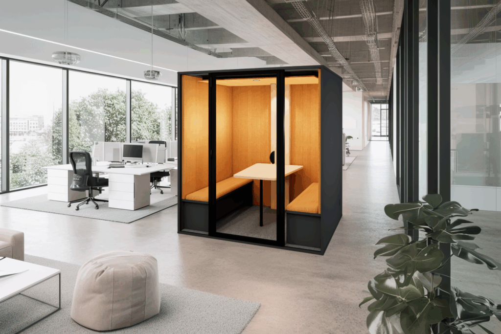 cabine acoustique 4 places