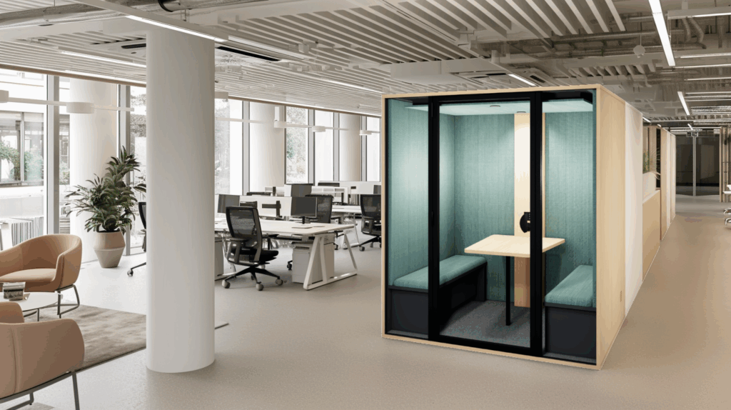 Quelles sont les dimensions standards d’une cabine acoustique de bureau ?