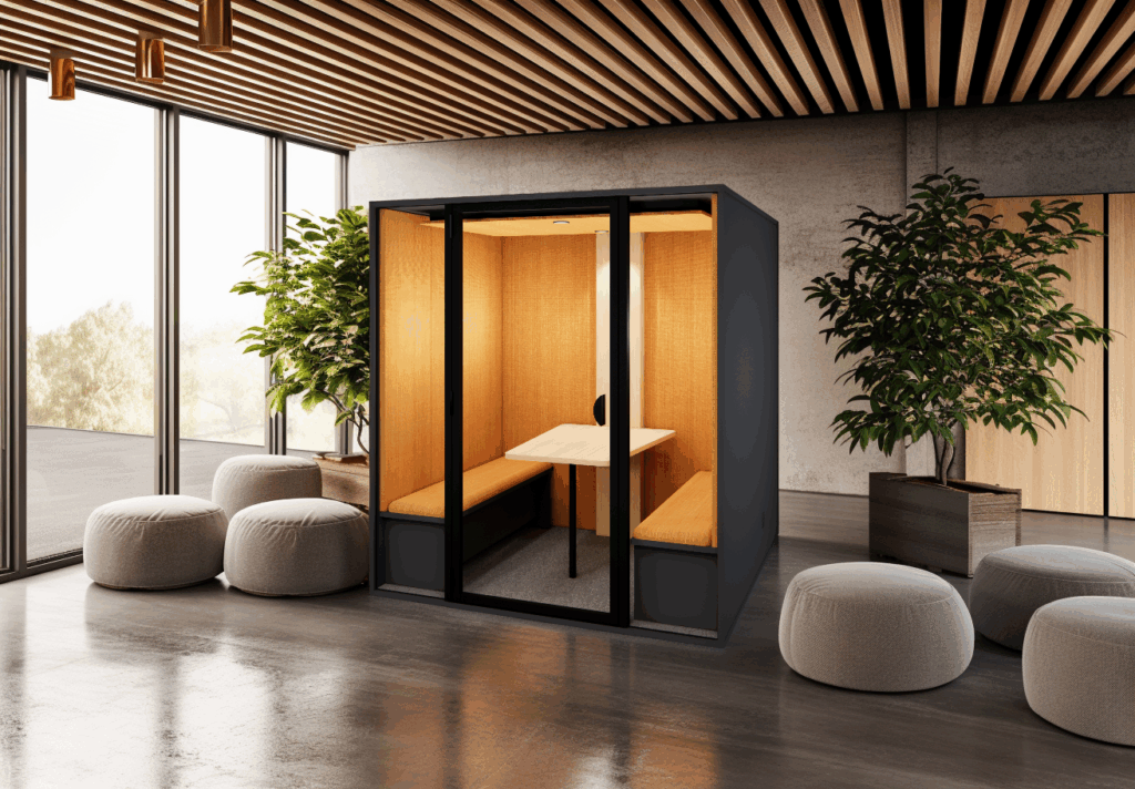 Cabine acoustique pour association