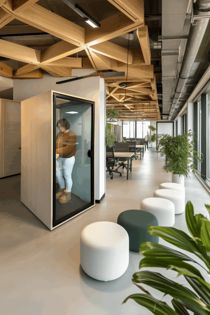 cabine acoustique atelier batiment