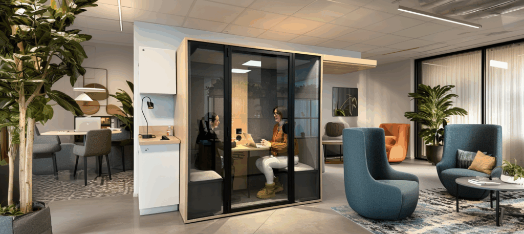 salle de réunion 2 à 4 personnes - cabine acoustique